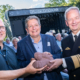 (v.l.) BMC-Vorsitzender Andreas Archut, Dr. Claudia Plattner, Vizeadmiral Dr. Thomas Daum. Foto: Benjamin Westhoff